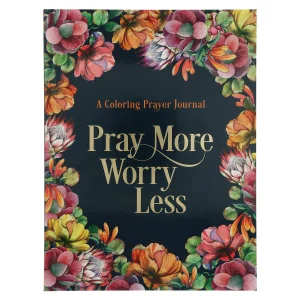 Pray More Worry Less Coloring Prayer Journal (Paperback)