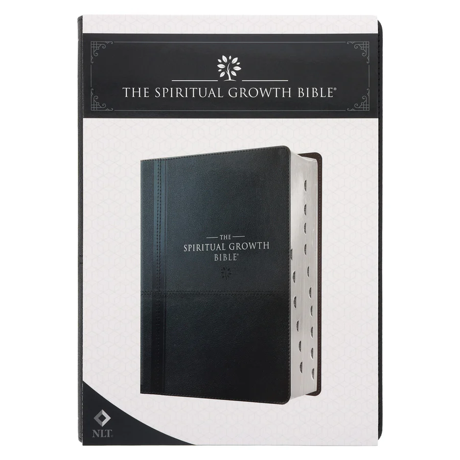 NLT Black Faux Leather Spiritual Growth Bible - Image 7